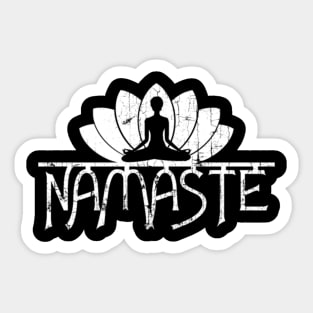 intage Namaste Lotus Girl’s Ruffle Sticker